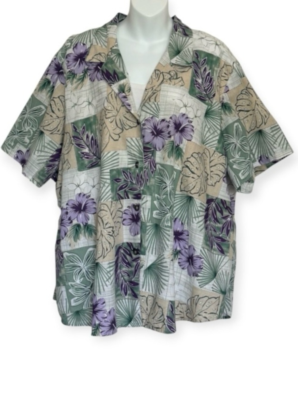 Tapestry Women’s Layered Printed Top Size 3X